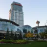 Fallsview Casino Resort hotel tower with its red CASINO sign